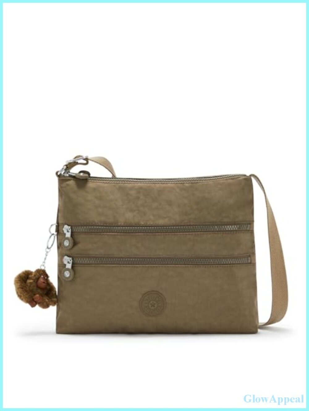 Kipling Alvar Crossbody Bag Lightweight Nylon Messenger